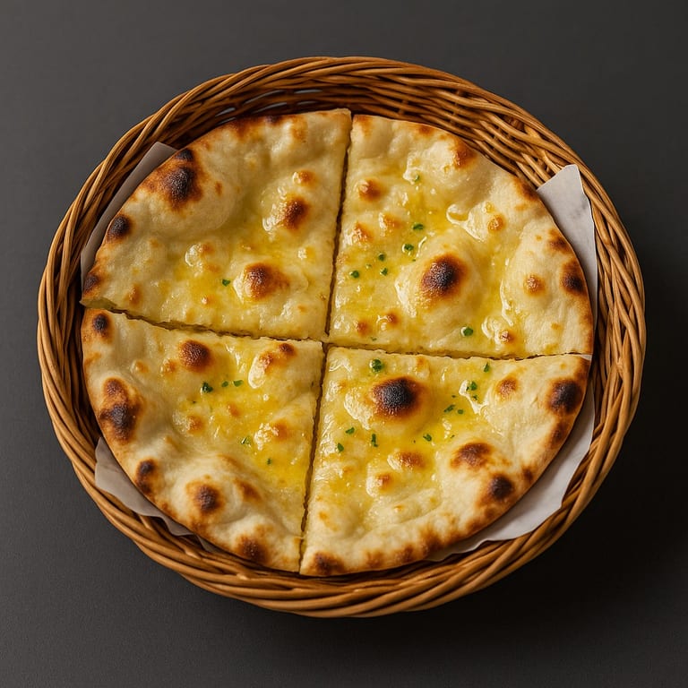 Savor our butter naan