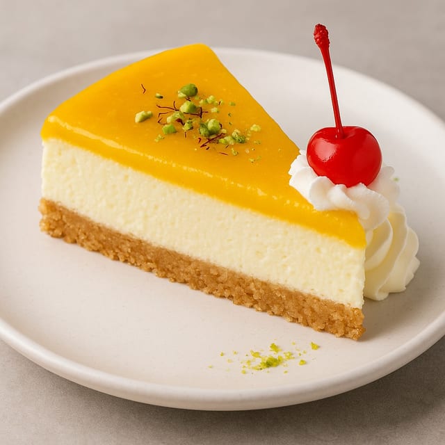 MANGO CHEESECAKE.