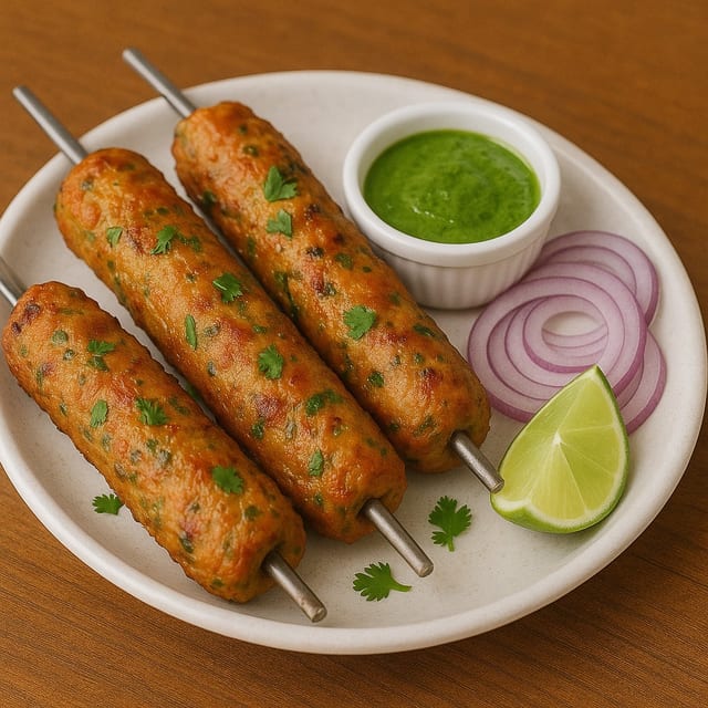 LAMB SEEKH KABAB.