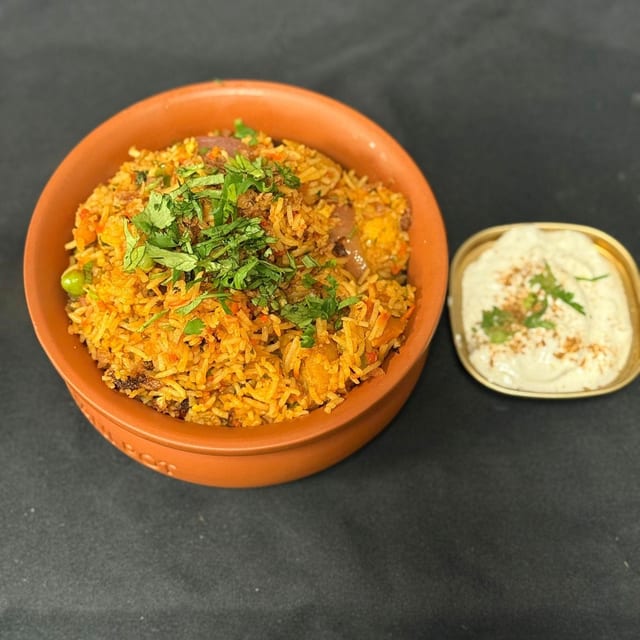 GOAT BIRYANI.